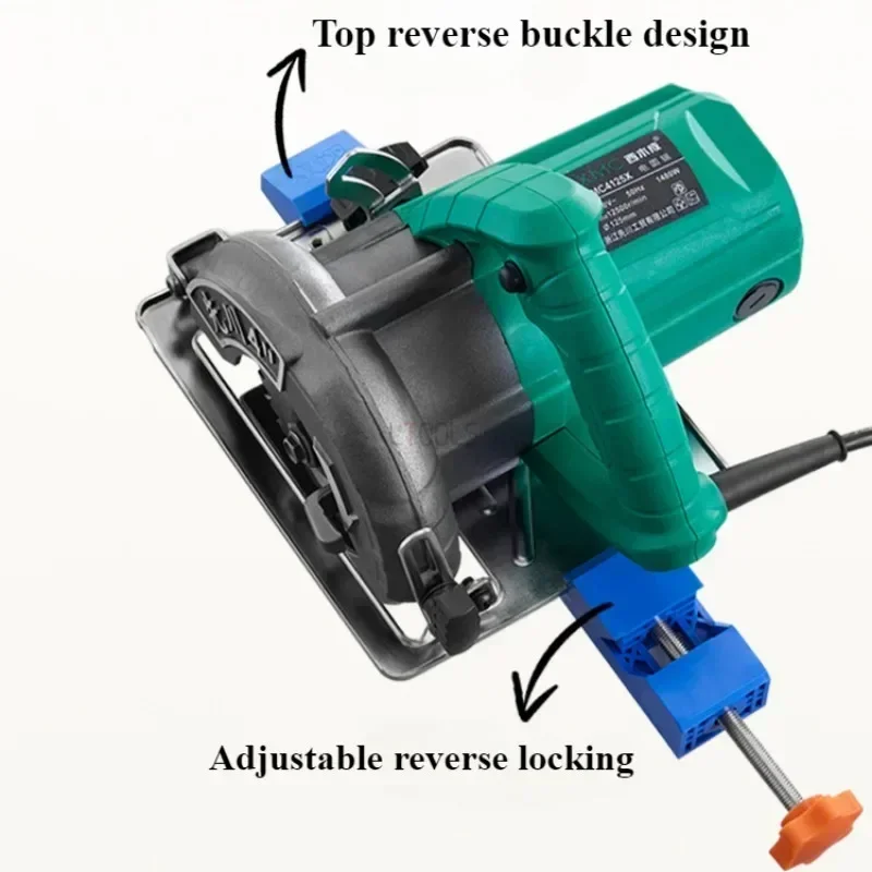 Adjustable Milling Positioning Clamp for Handheld Electric Circular Saw Cutting Machine Edge Guide Positioner Quick Fixing Clip