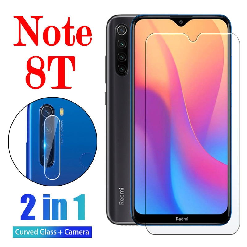 Voor Xiaomi Redmi Note 8 T Case Xiomi Note8t Cover Niet 8 T T8 Readmi Redme Ksiomi Redm Xaomi Telefoon Met Camera protector Lens Glas
