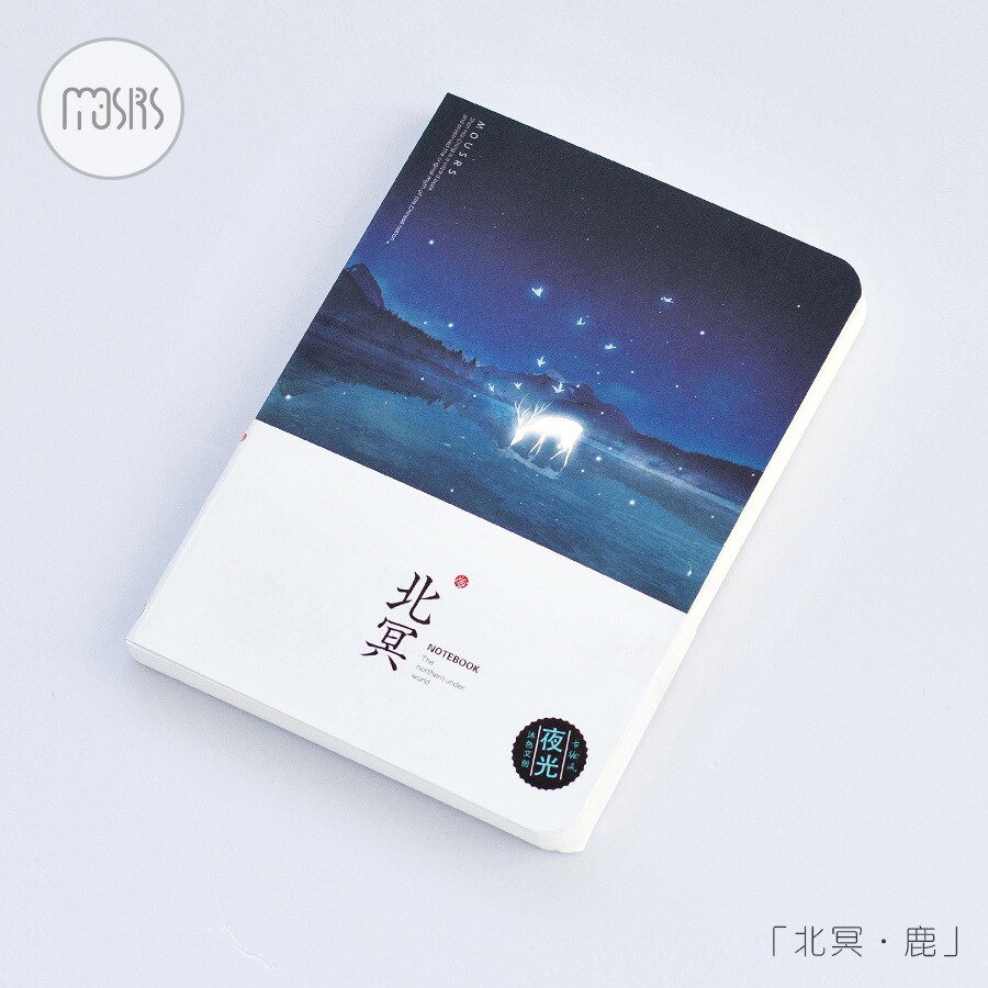 Aesthetic Nightlight Agenda Organizer Diary Journal Notebook Stationery: C