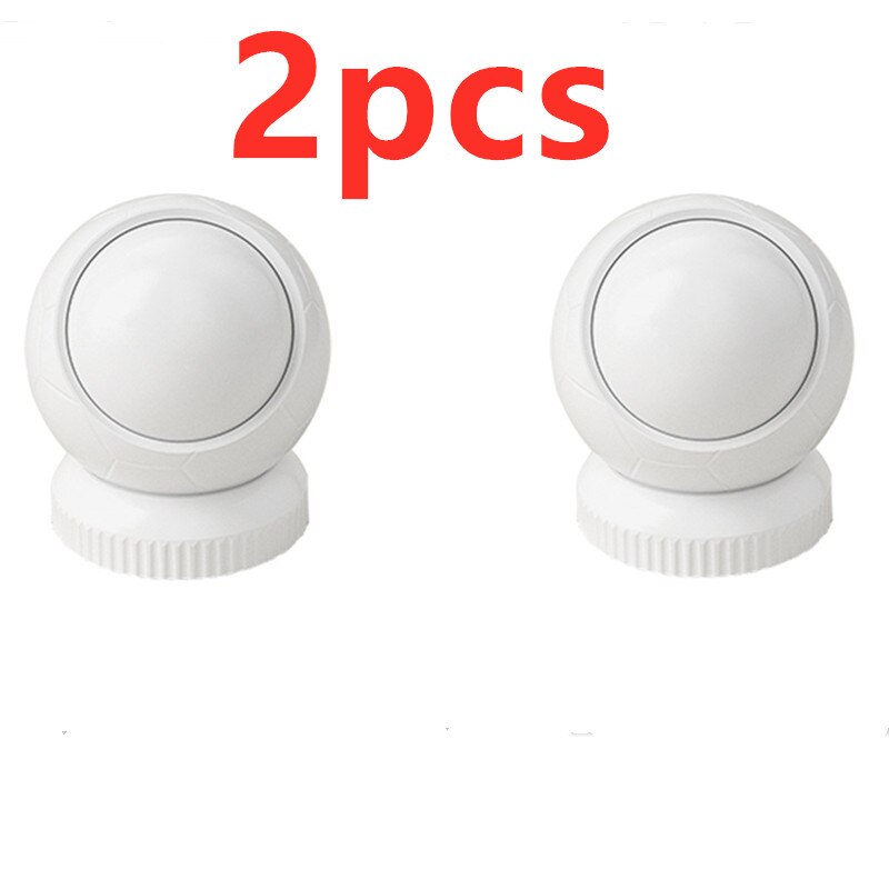 Smart Home WiFi Human Body Sensor Wireless Smart Body Movement PIR Motion Sensor Zigbee Use With Gateway Tuya Smart Life App: 2pcs Sensor