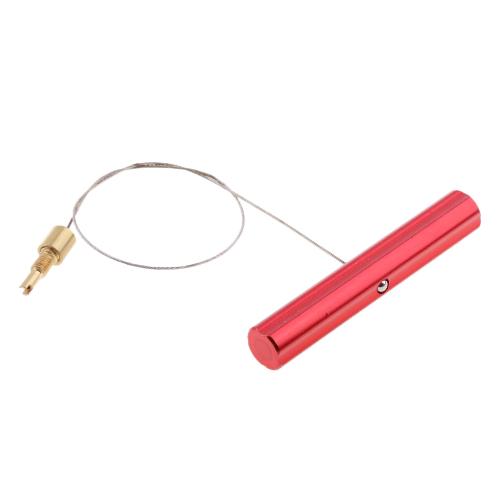 Extractor de vástago de válvula de aire para cambio de neumáticos, color negro: Rojo