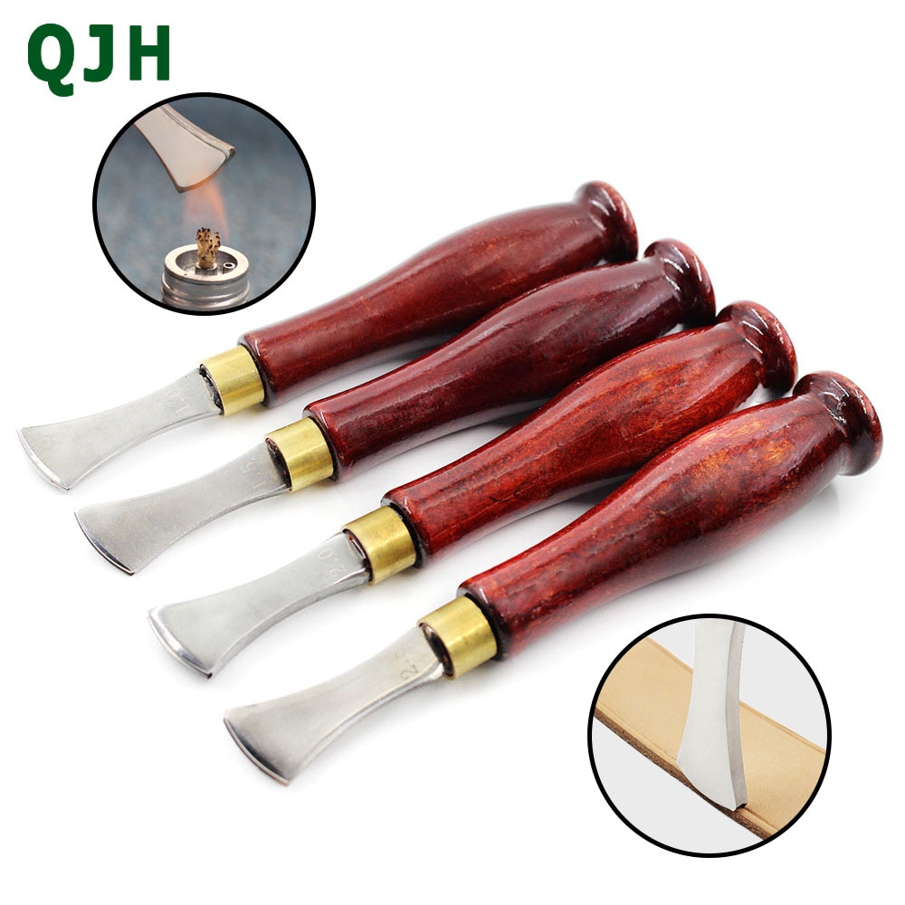 1.0-2.5Mm Lederen Rand Rillen Tool Rvs Blade Ondiepe Markering Randen Druk Line Tool Groove Druk Lijn gereedschap