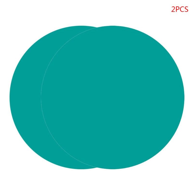 2Pcs 30cm Round Silicone Baking Mat Heat Resistant Oven Microwave Cookie Pizza Sheet Pastry Tray Kitchen Bakeware: Green