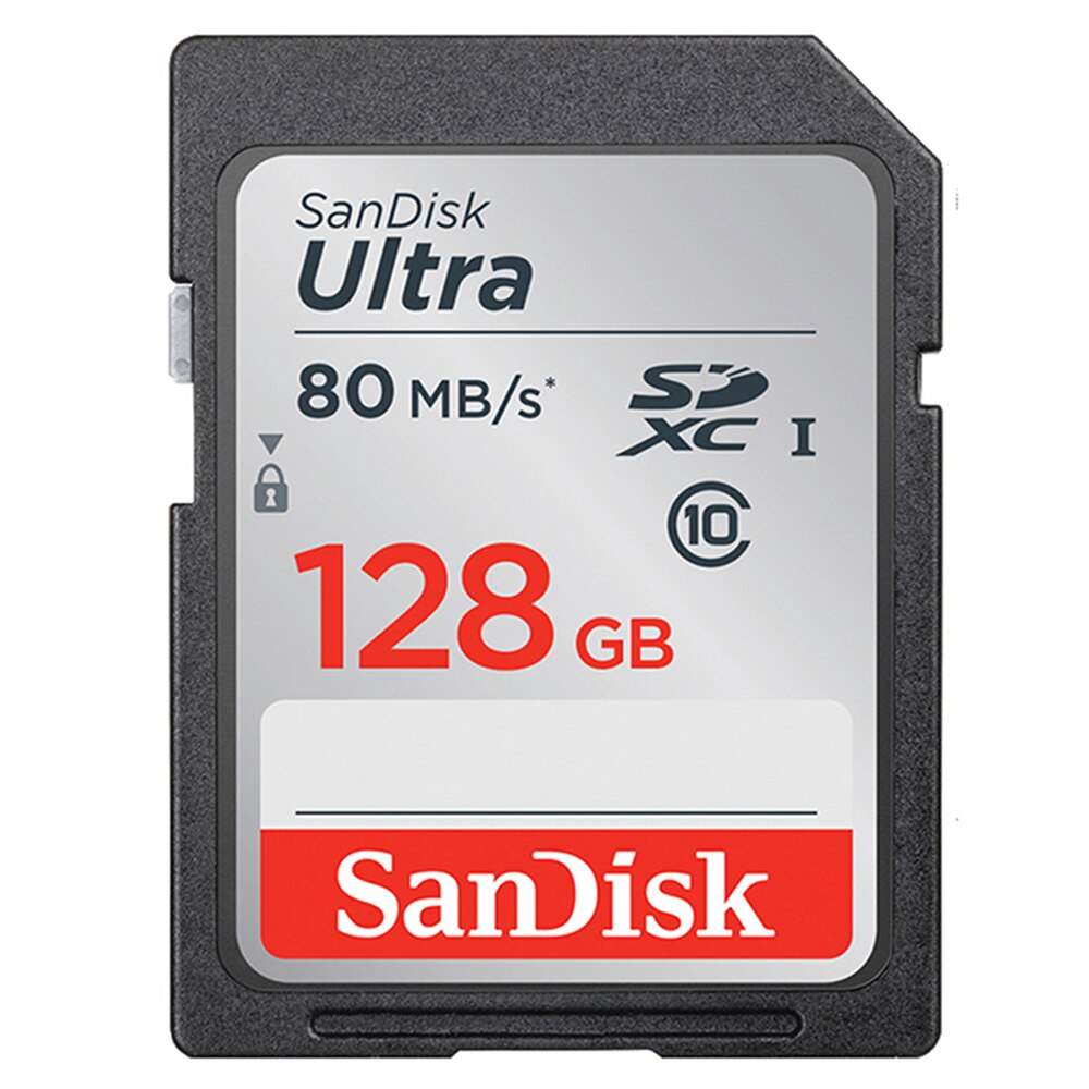 SanDisk Extreme Pro/Ultra tarjeta de memoria 32 64 128 GB U3/U1 tarjeta SD de 32GB 128 GB 64GB 256GB 512GB Flash de tarjeta SD 16GB de memoria SDXC SDHC: SDUNC-128G