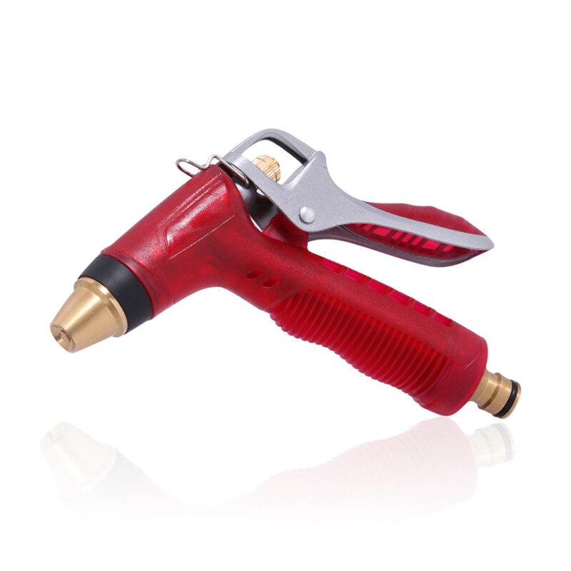 Boquilla de aspersor de agua de alta presión ajustable para jardín, manguera de jardín adecuada para riego y herramienta de limpieza de coche