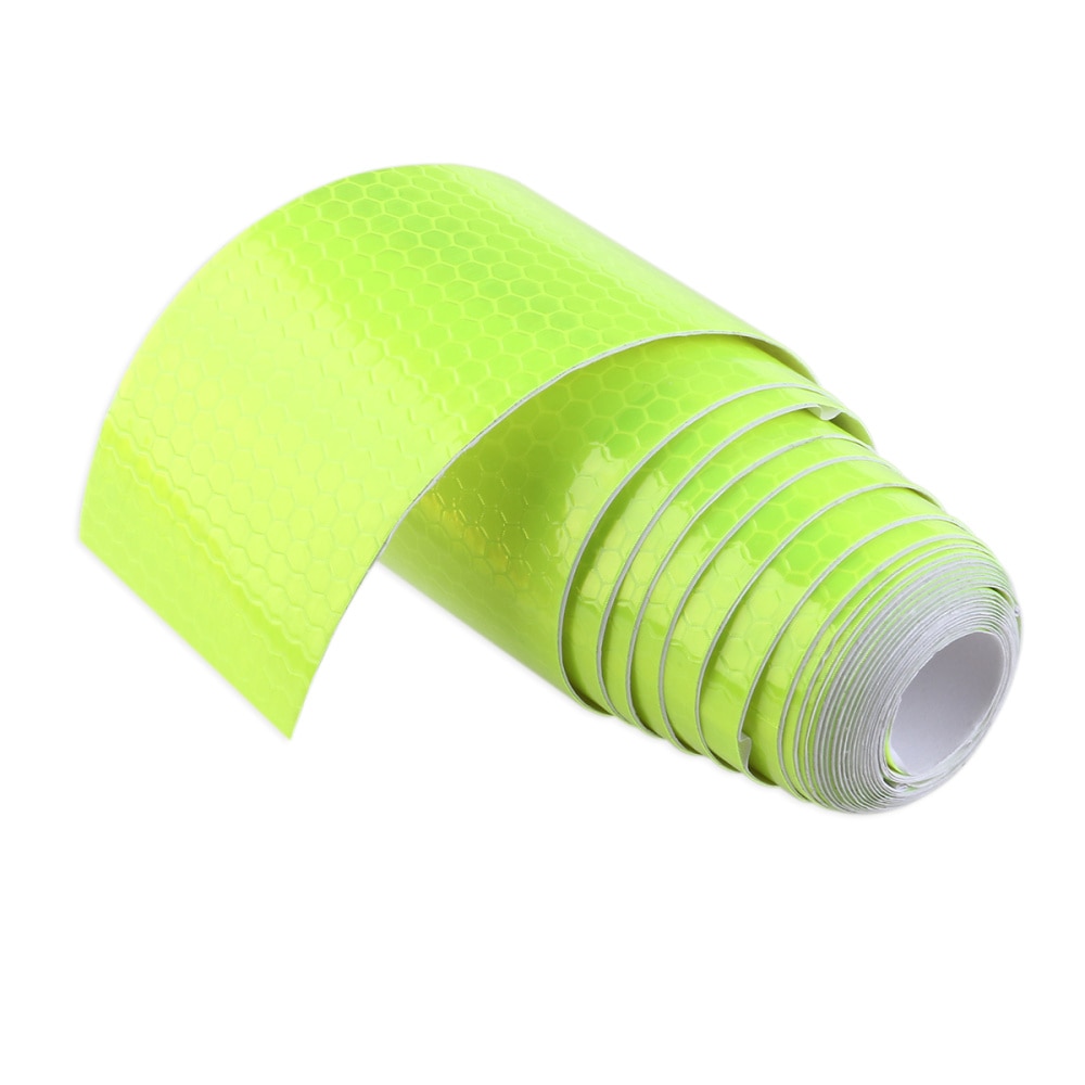 Nueva pegatina de película de cinta de advertencia de seguridad reflectante (verde)