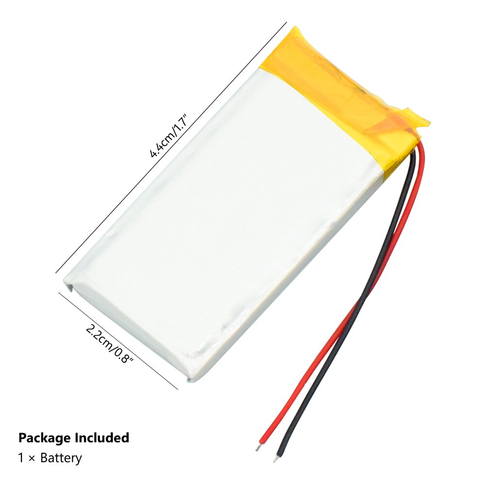 Batería de polímero para altavoces MP3, batería de iones de litio para dvd,GPS,mp3,mp4,mp5, altavoz, 600 mah, 3,7 V, 602244