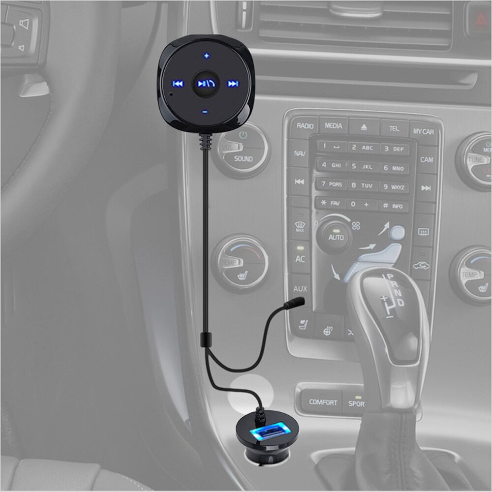 Receptor de Audio y música para coche, manos libres, Bluetooth
