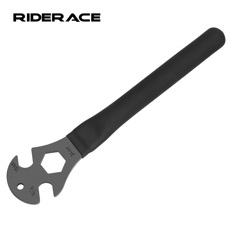 Llave de Pedal de bicicleta con mango Extra largo, pedales de bicicleta de montaña y carretera, removedor de instalación, herramienta de reparación de reemplazo, llave inglesa de 15mm