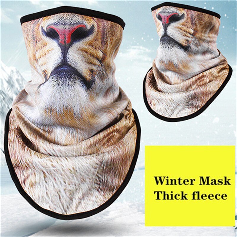 Winter Fleece Ski Scarf . Cycling Snowboard Bandana Headwear Face Cover Triangle Thicken Warm Windproof Bibs Face Mask Scarf