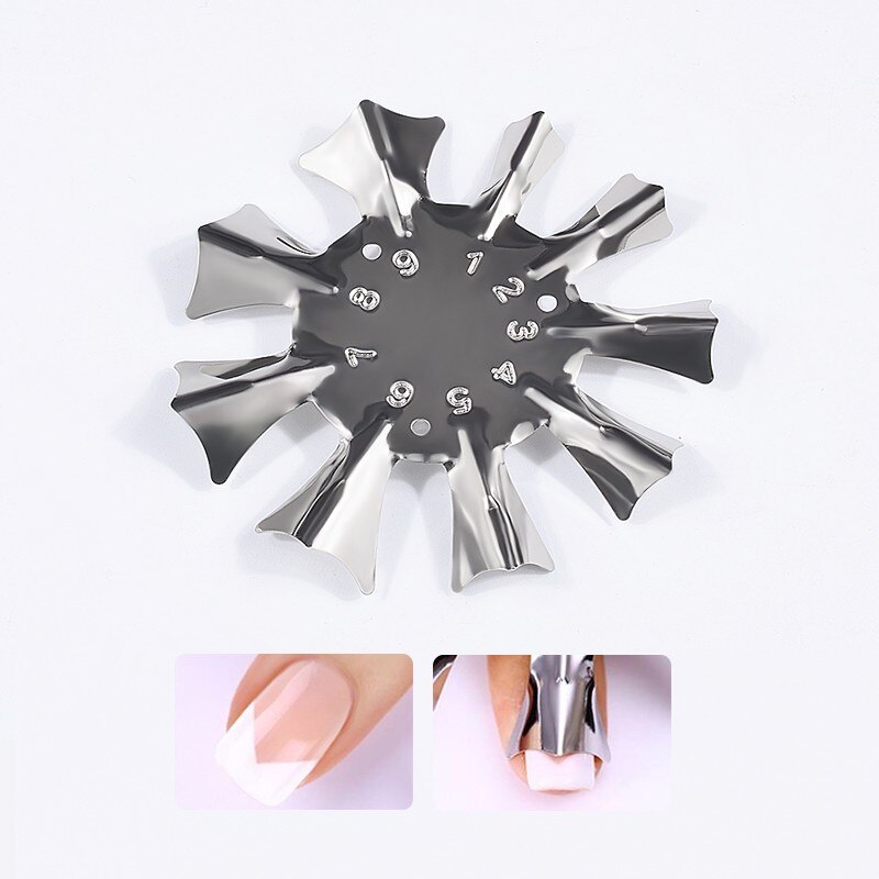 1pcs Cutter French Manicure Nail Art Tool -Edge Trimmer Easy French SMILE CUT+DEEP V &amp; C Shape SMILE LINE Tool Cutter/Trimmer 01
