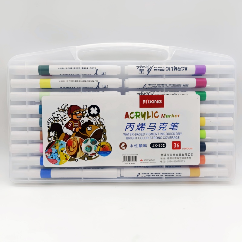 12 color /24 color /36 color /48 color /60 color acrylic marker Painting Graffiti thick brush stackable marker