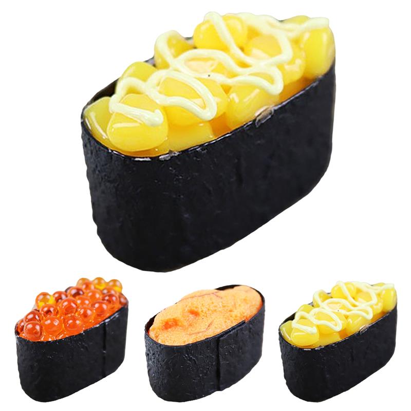Keinotekoinen sushi koristeellinen realistinen ruokanäyttö malli ruoka prop valokuva prop