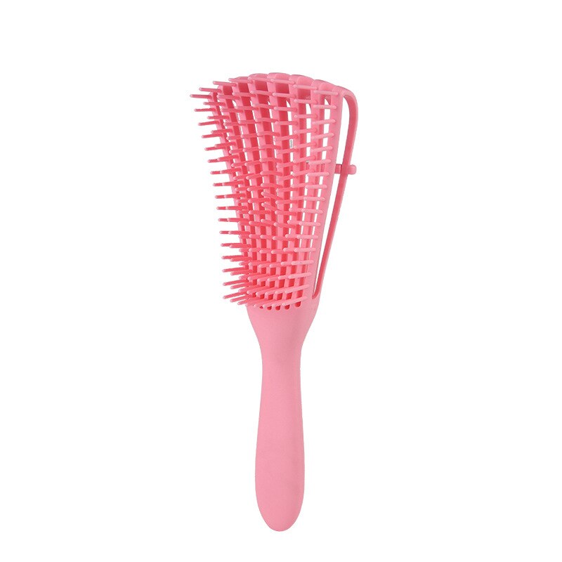 Oshioner 1pcs Scalp Massage Comb Hair Brush Women Detangle Hairbrush Anti-tie Knot Hair Brush Octopus Type Comb: pink