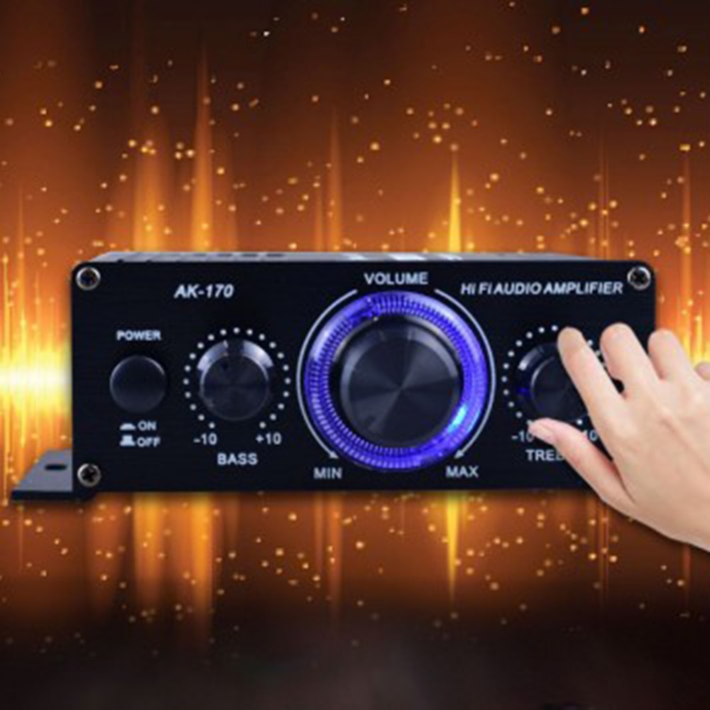 400W DC12V Geen Bluetooth Hifi Eindversterker Auto Stereo Muziek Ontvanger Fm Radio MP3 Nieuw En