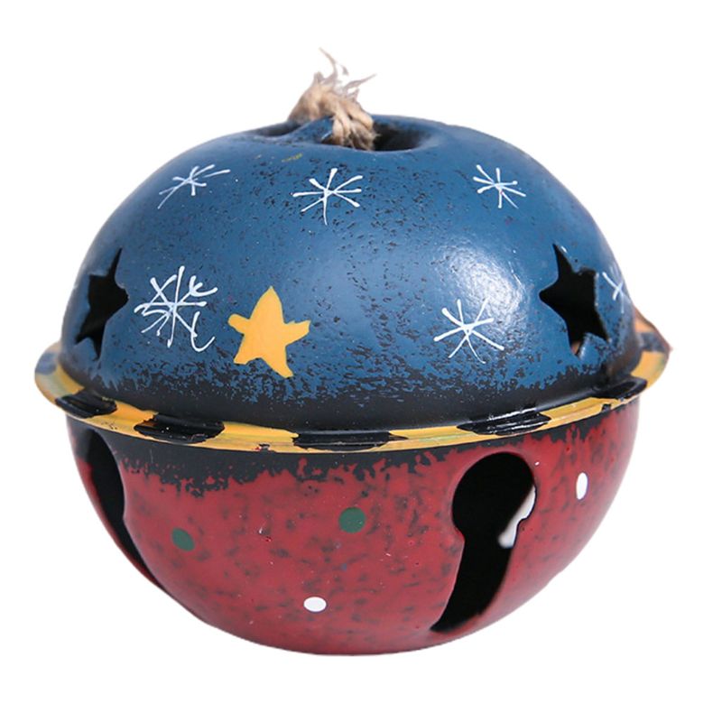 1 pieza de cascabeles navideños Jingle Bells árbol de Navidad decoración colgantes artesanales 667A: 2