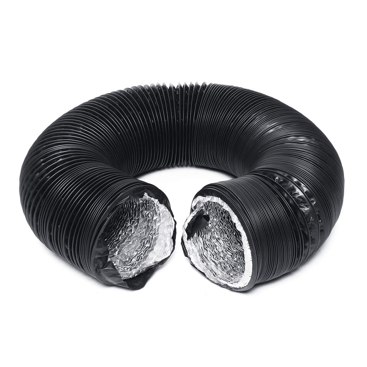 150mm 1.5/3/6m Flexible double Aluminium Foil Ducting Hose for Inline Duct Fan Ventilator Ventilation Tube Air Exhaust Extractor