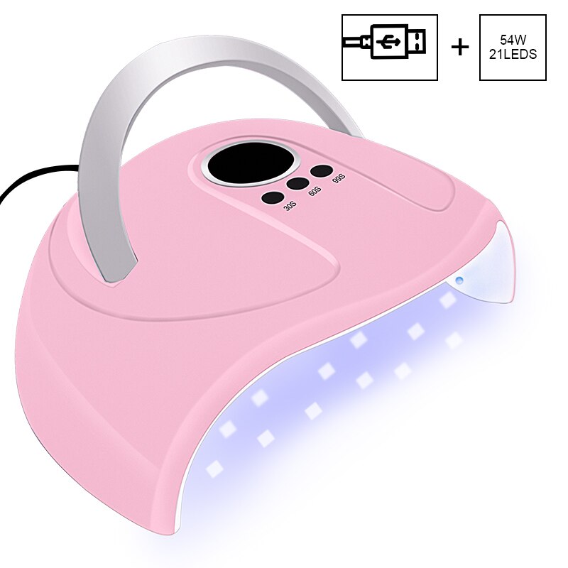 LNWPYH Nail Dryer LED Nail Lamp UV Lamp for Curing All Gel Nail Polish With Motion Sensing Timer Manicure Pedicure Salon Tool: T8 / UK