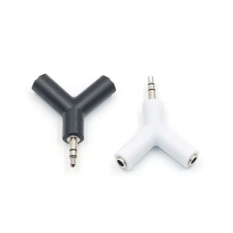 Convertitore adattatore Audio per spina auricolare Splitter tipo Y da 3.5mm un minuto due Audio per conversione Audio Iphone/Android TXTB1