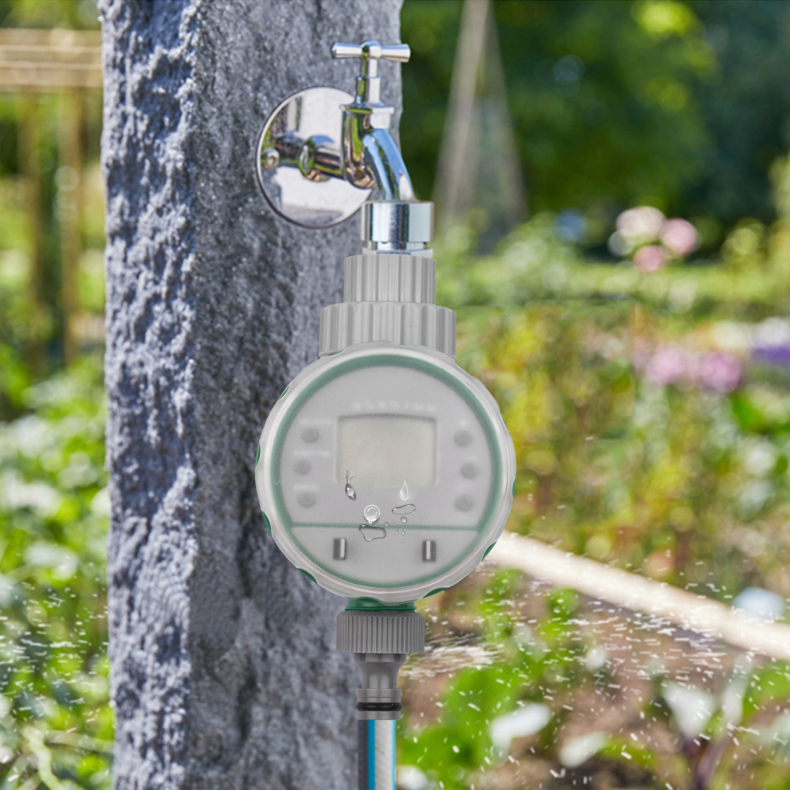 Digital Automatic Watering Timer Programmed Garden Irrigation Timer Battery Operated Intelligent Water Irrigation Controller