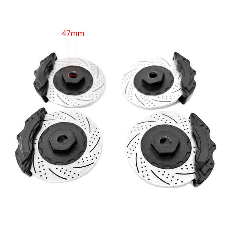 Metal Simulation Brake Disc Drive Hub for trx-4/6 RC Crawler Car Modified Parts T5EC