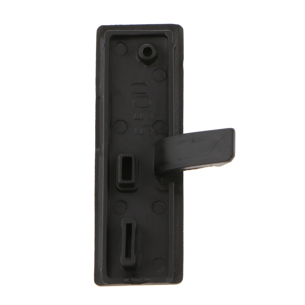 1 tapa de interfaz USB/HDMI AV IN/Video OUT cubierta de goma para Puerto de piel para Canon EOS 550D-negro duradero y de larga vida útil