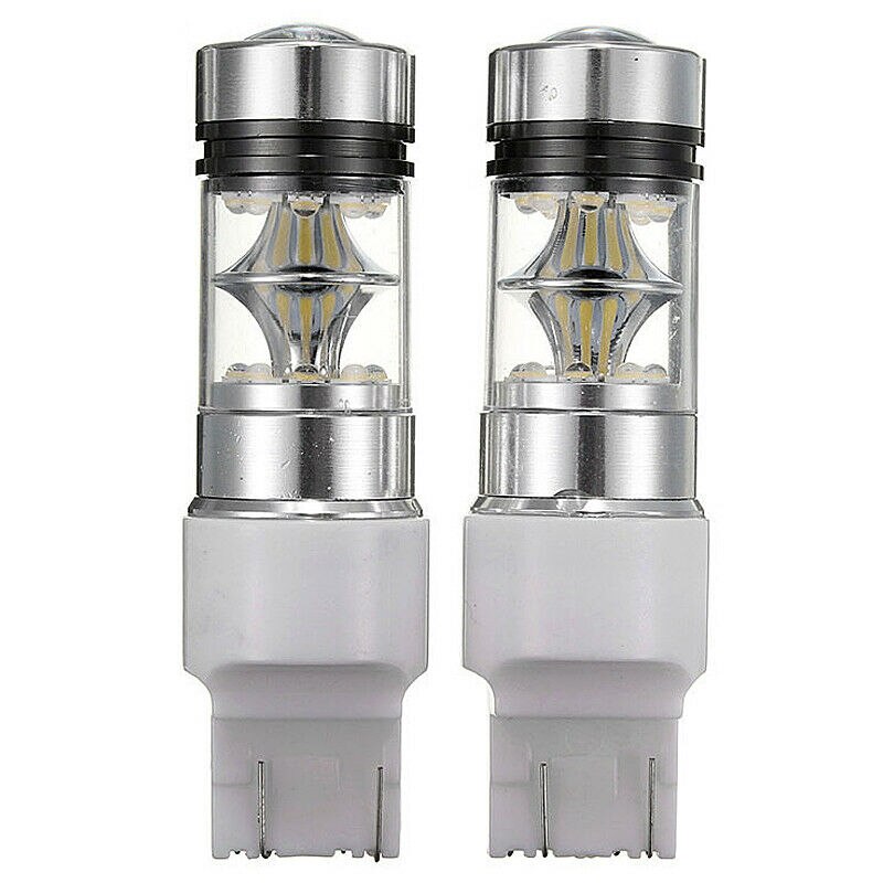 Set Backup Reverse Bulb T20 7440 7443 100W 20SMD Car Brake Light DC 9V-30V