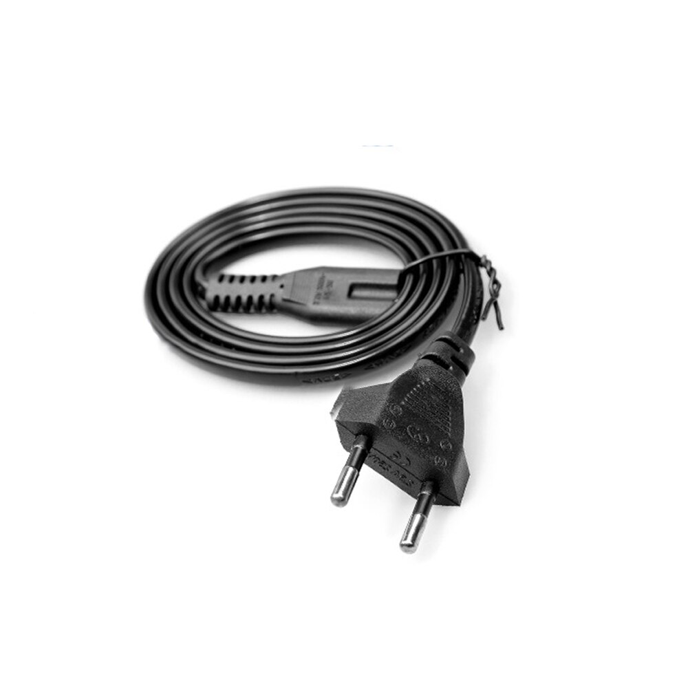 2-Prong Pin Ac Eu Us Power Supply Cable Cord Lood Draad 2-Pin Power Kabel voor Desktop Laptop Elektrische Fans
