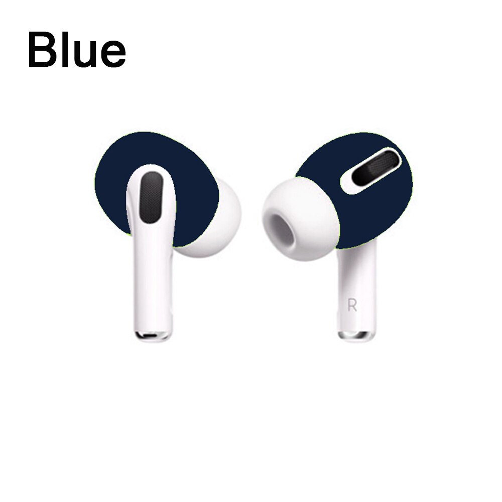Silikonowe Etui na Słuchawki do Airpods Pro - Miękkie Ultra-cienkie Nakładki Antypoślizgowe: Niebieski