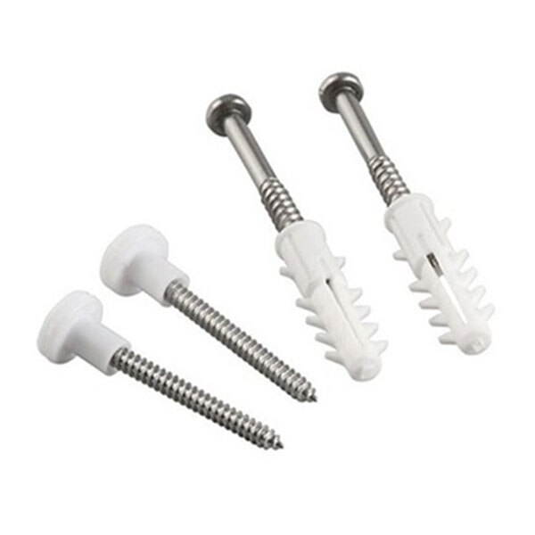 Casa de banho piso angular wc pan bidé ou semi pedestal fixação kit parafusos