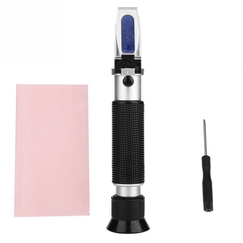 1 Set Salt Refractometer Handheld Salinity Refractometer Portable Fluid Solution Salt Concentration Meter Salinity Tester