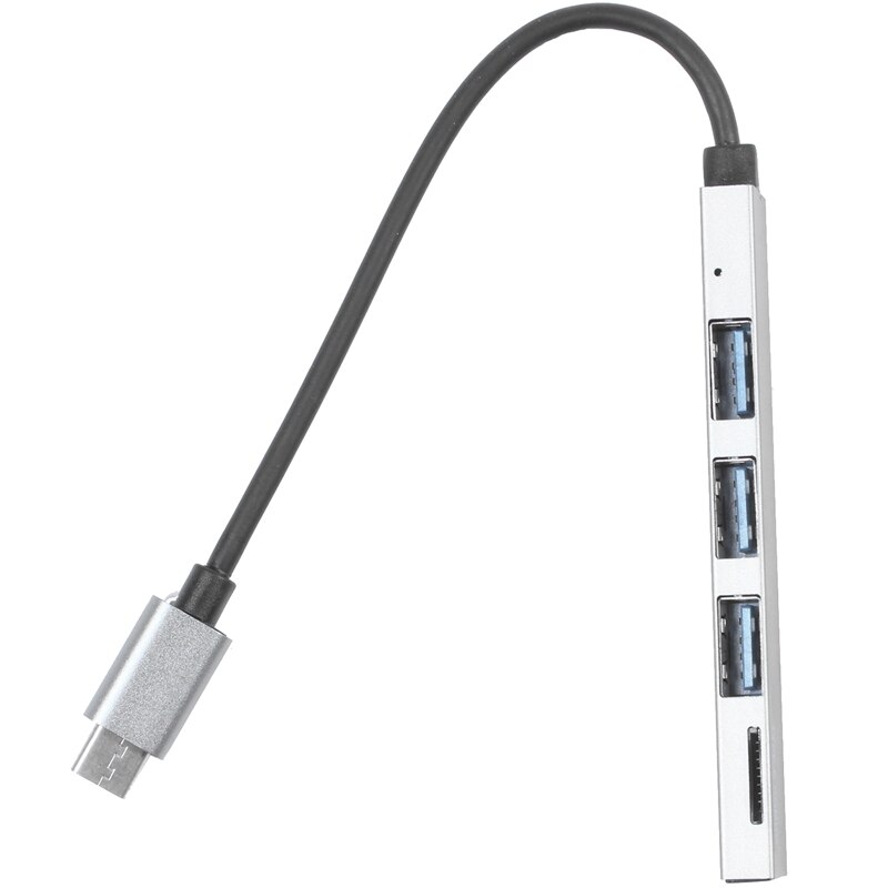 rodzaj-c robić 3 Usb Centrum ekspander ultra-cienki mini przenośny 3-portowy Usb 2.0 Centrum Usb C Centrum typ C Centrum adapter sieci Ethernet