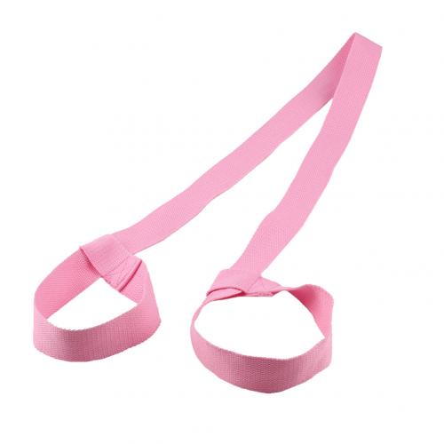 Draagbare katoenen yogamat, schoudertas, fitnessbenodigdheden, vintage: Roze