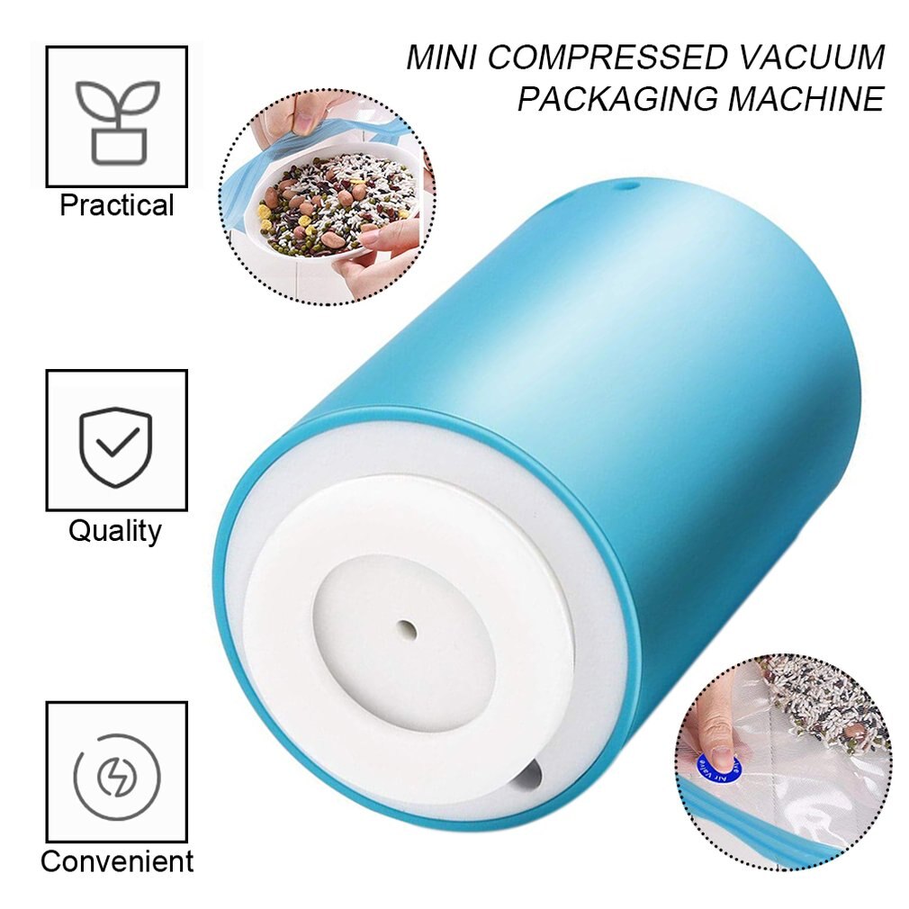 Mini Vacuum Sealer Machine USB Rechargeable Vacuum Sealing System Food Storage Saver Vacuum Sealing Machine