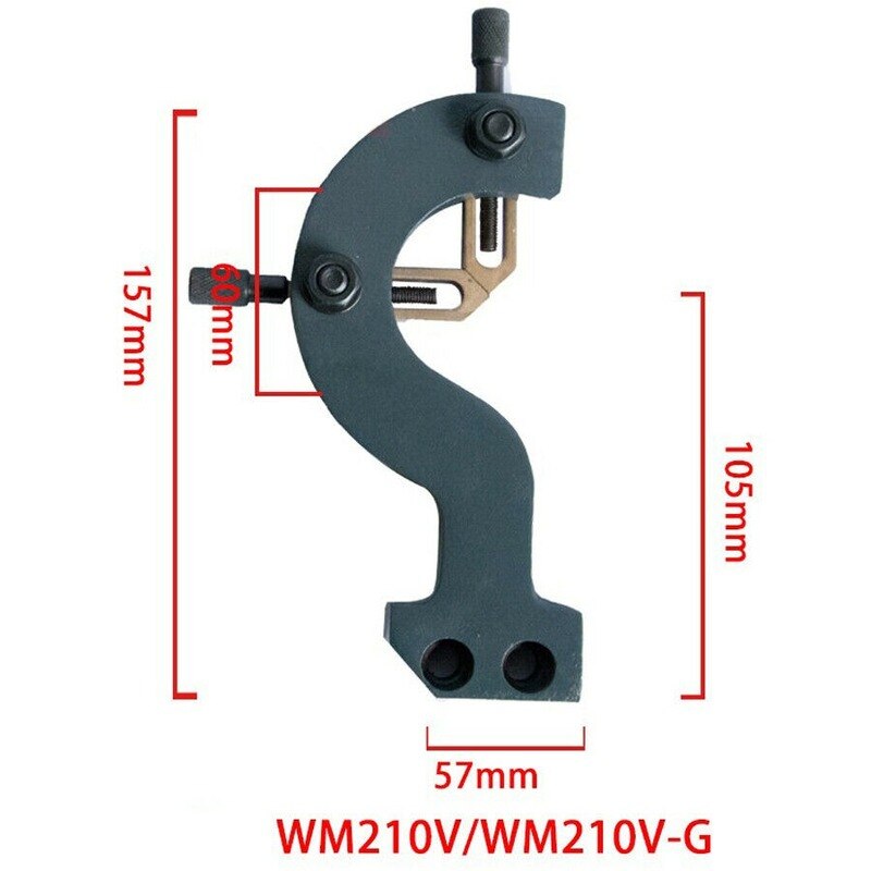 1PC CNC Lathe Machine Tool Part WM180 210v Lathe Heel Tool Holder Lathe Accessories: White