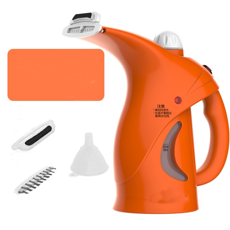 280ml Handheld Fabric Steamer 15 Seconds Fast-Heat 1500W Powerful Garment Steamer for Home Travelling Portable Steam Iron: orange