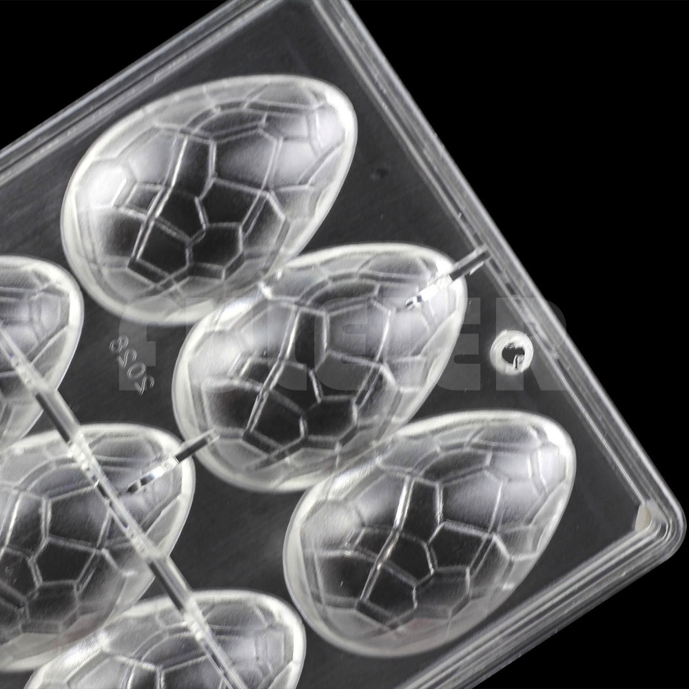 Paaseieren vorm plastic chocolade mallen, luxe chocolade pudding maken polycarbonaat mold candy cake decoratie bakvorm