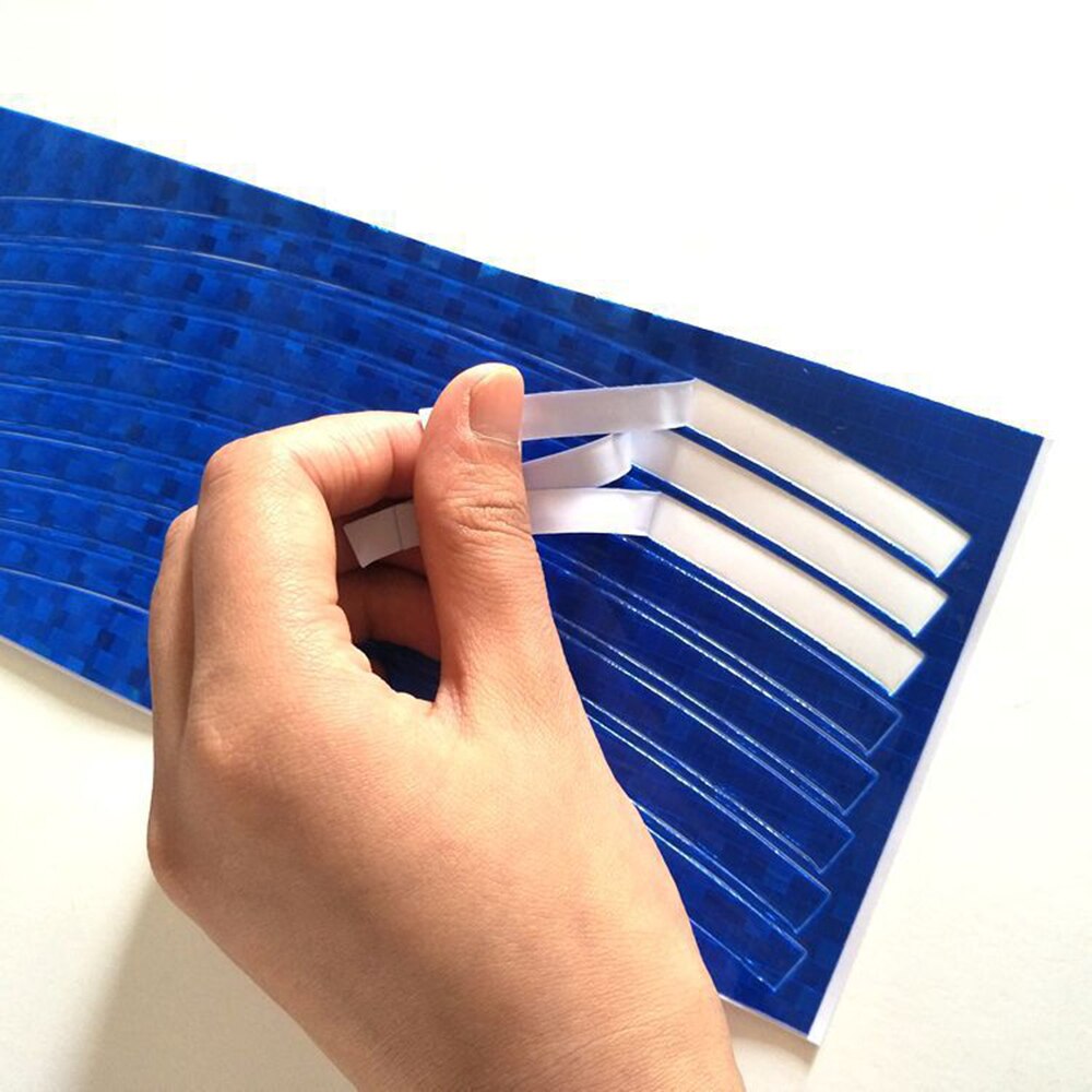 Motorfiets Fiets Reflecterende Stickers Velg Reflector Fiets Fietsen Veiligheid Fluorescerende Waterdicht Wiel Decal Tape Weerspiegelen