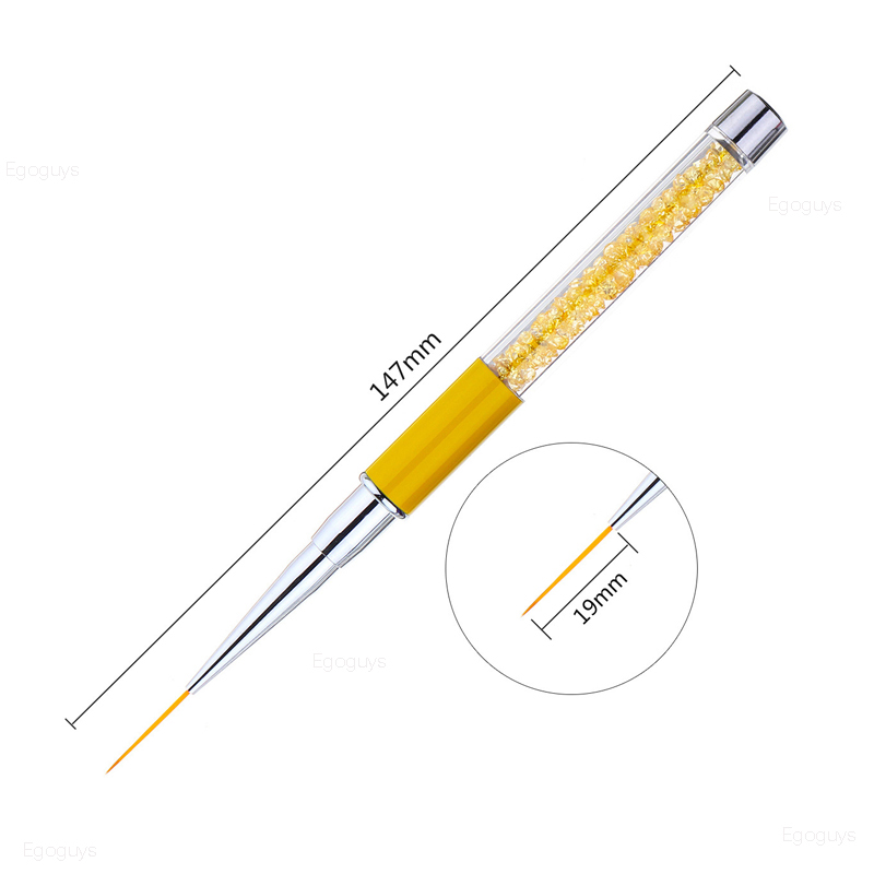 Stylo pour vernis à ongles nail art, lot de 1, dégradé, UV gel, lignes, rayures, grille, outil de manucure, DIY,: No.4
