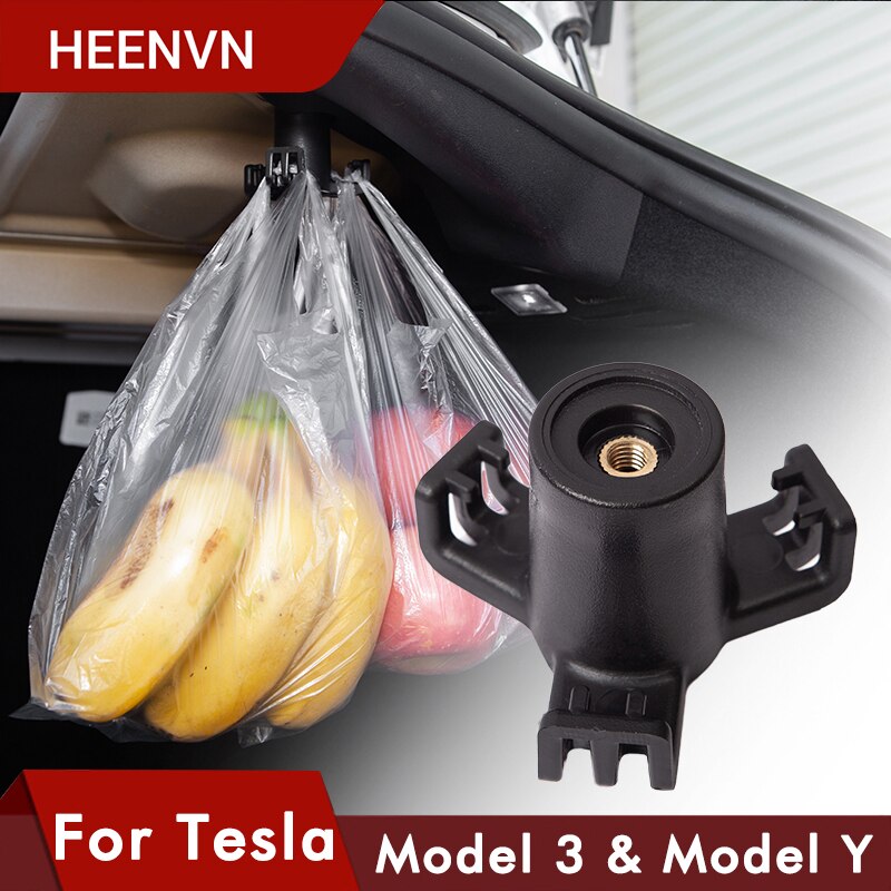 Heenvn modell 3 bagasjerom krok for tesla modell 3 tilbehør bil last bakre koffert bag krokholder henger for tesla modell tre