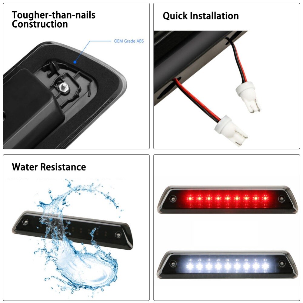 Derde Remlicht Reverse Licht Gerookte Compatibel Remlicht Voor Ford F150 18W DC12-24V 1 Pcs remlicht