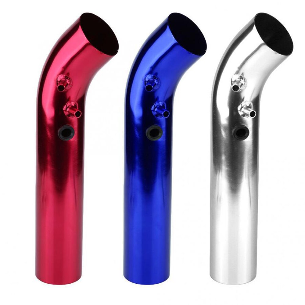 General Purpose 3-Inch 76mm Aluminum Automotive Intake Pipe Kit 3-Inch Racing Cold Intake Aluminum Pipe Air Filter: Blue