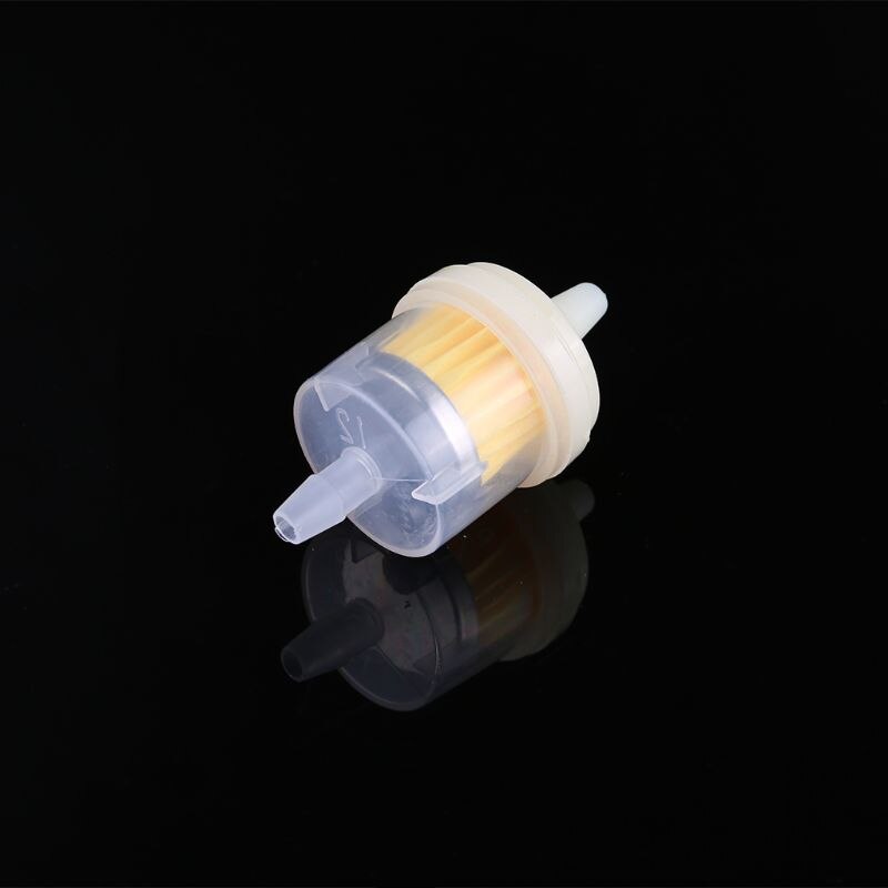 10x 4/25 ''4Mm Slang Motorfiets Scooter Benzine Filter Clear Inline Gas Brandstof