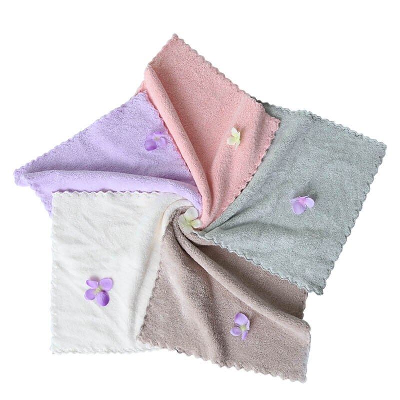 Pañuelo de microfibra de 25x25CM para alimentación de niños, paño de baño suave, toalla de mano, toallitas para bebé, 1 ud.