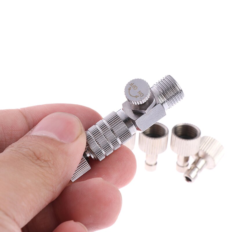 1pc Airbrush Quick Plug Connector Airbrush Quick Release Coupling Disconnect Adapter With 1/8" Plug Fitting Part