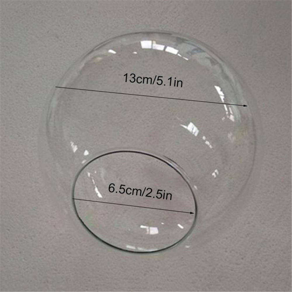 Suspension en verre transparent, couvercle de lampe en forme de globe, lumière d'intérieur, luminaire d'intérieur, luminaire d'intérieur, accessoires, d13 cm, d15 cm, d20 cm: D13cm
