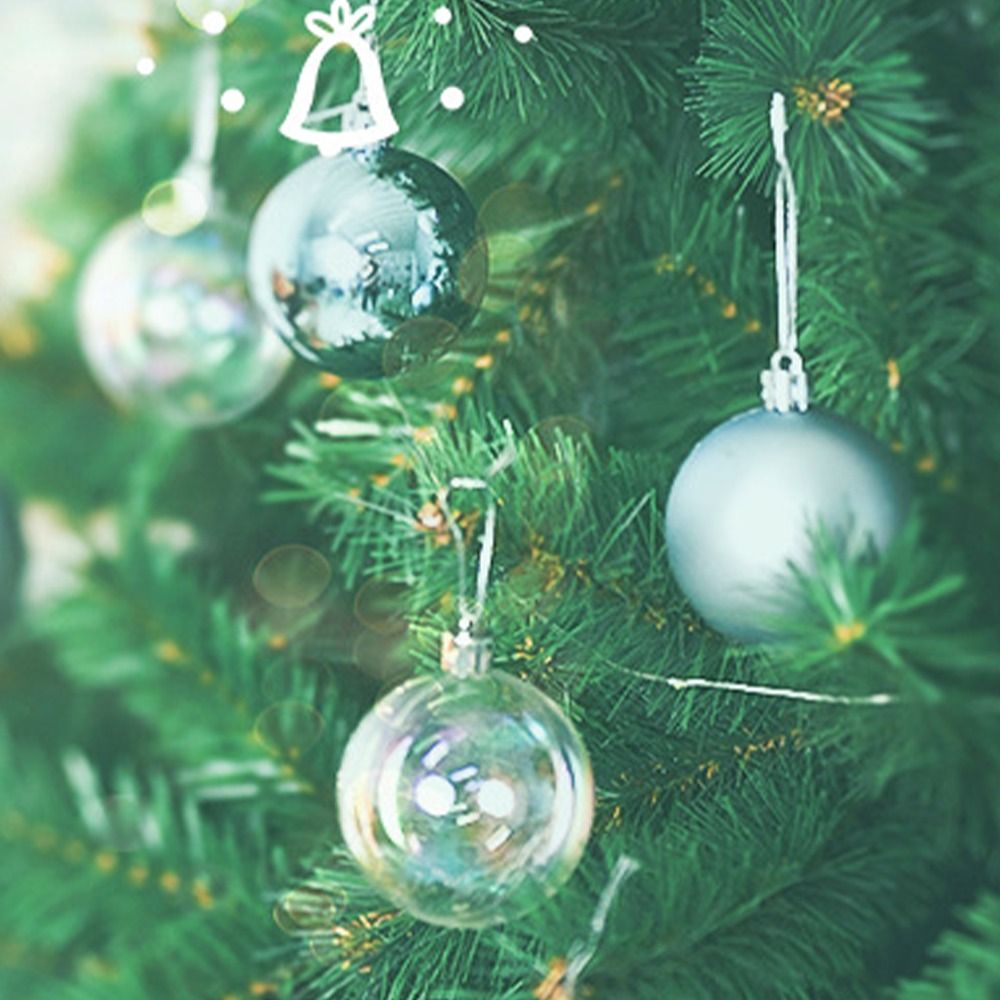 24 stuks 6 cm kerstballen gegalvaniseerde waterdichte kerstbollen hanger onbreekbaar plastic