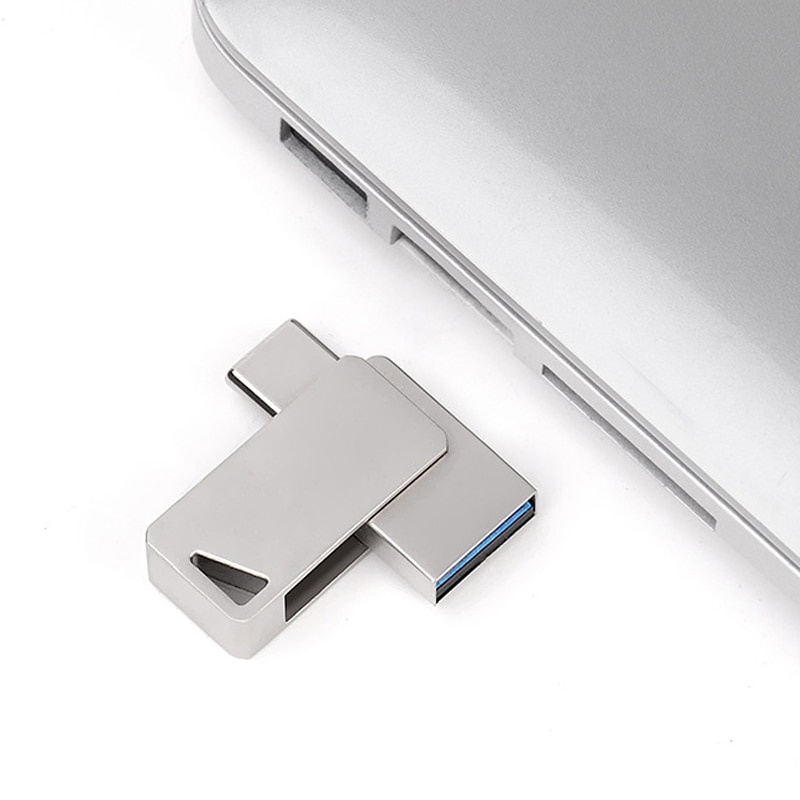 Rotatie Type C Otg Usb 3.0 Flash Drive 32 Gb 16 Gb 64 Gb 128 Gb Usb C Pendrive 3.0 type C Flash Voor Android Smart Telefoon Vivo