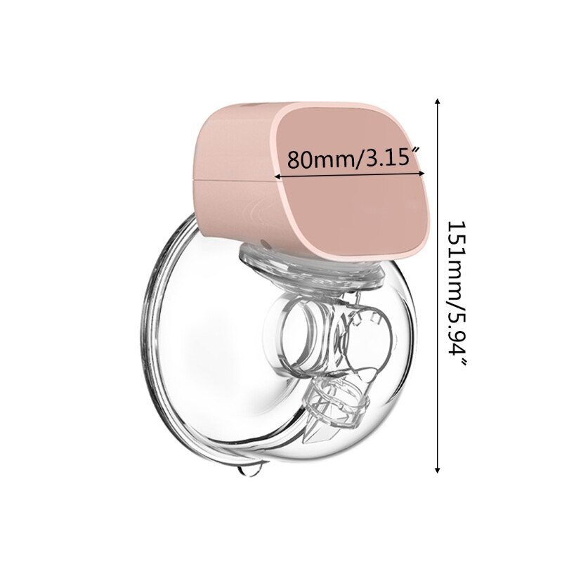 Tiralatte elettrico ricaricabile a mani libere USB estrattore di latte per allattamento al seno portatile indossabile silenzioso