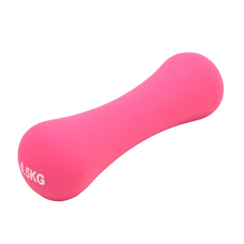 0.5kg manualer håndvekter treningsutstyr vekter for hjemmekroppsbygging dumbbell trening dumbell rosa